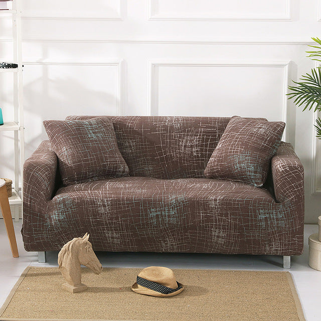 Stretch Plaid Sofa Slipcover